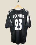REAL MADRID 2004/05 BECKHAM AWAY SHIRT (L) ADIDAS