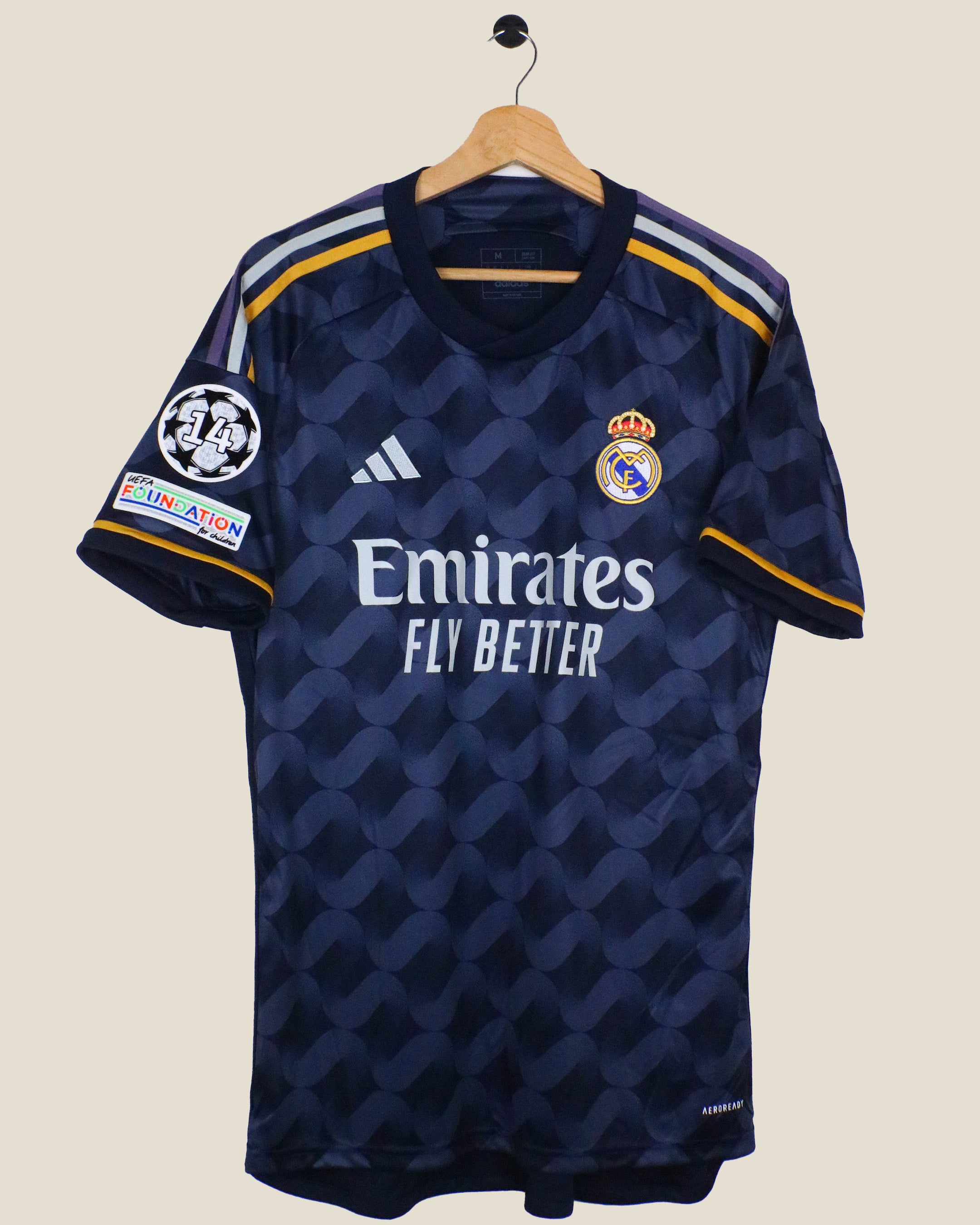 REAL MADRID 2024/25 BELLINGHAM #5 UCL AWAY BNWT (M) ADIDAS