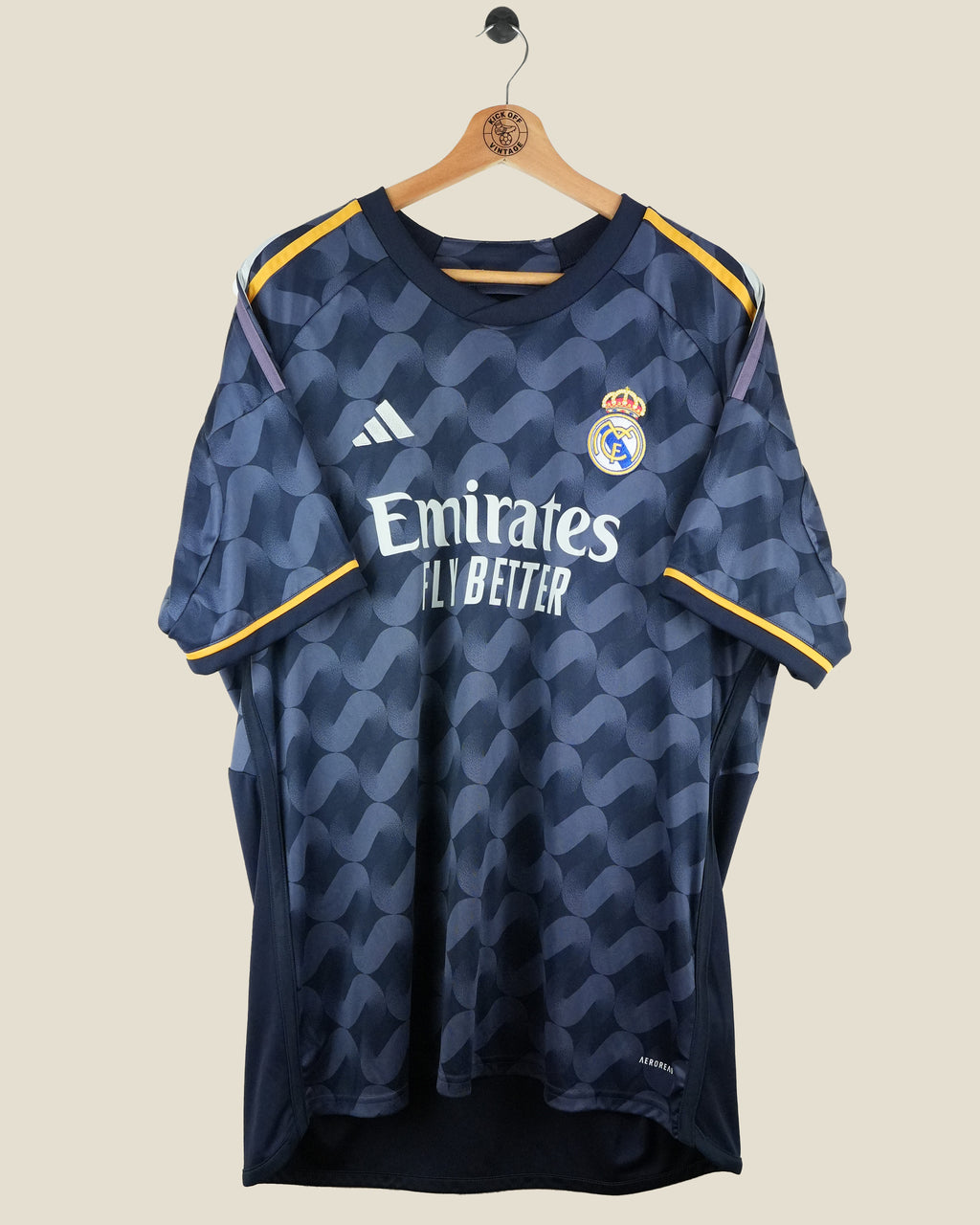 REAL MADRID 2023/24 BELLINGHAM AWAY SHIRT (XL) ADIDAS