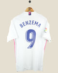 REAL MADRID 2020/21 BENZEMA HOME SHIRT (M) ADIDAS