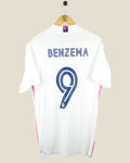 REAL MADRID 2020/21 BENZEMA HOME BNWT SHIRT (L) ADIDAS