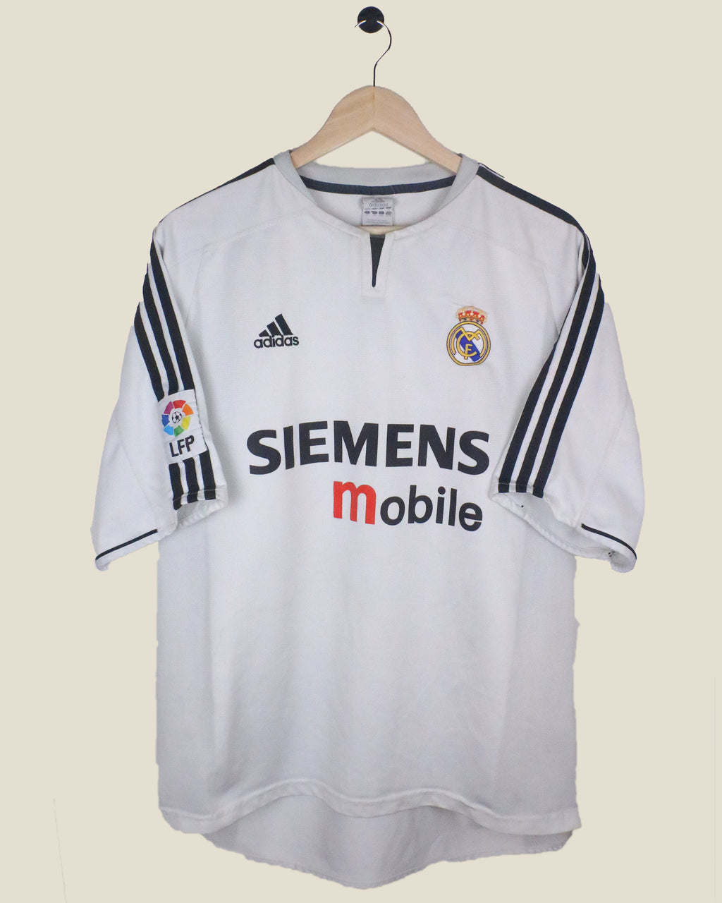 REAL MADRID 2003/04 CARLOS #3 HOME (XL) ADIDAS