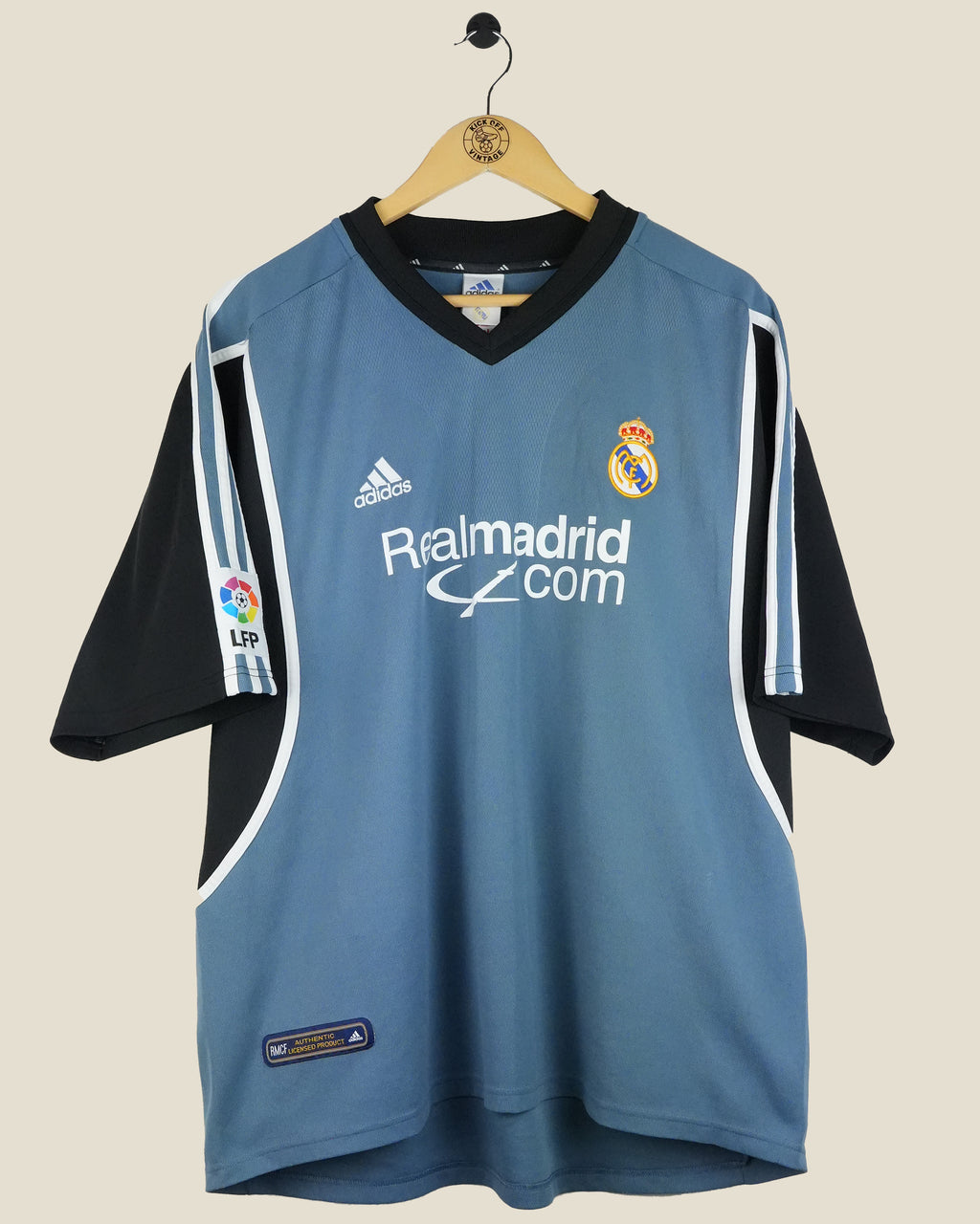 REAL MADRID 2001/02 FIGO THIRD SHIRT (XL) ADIDAS