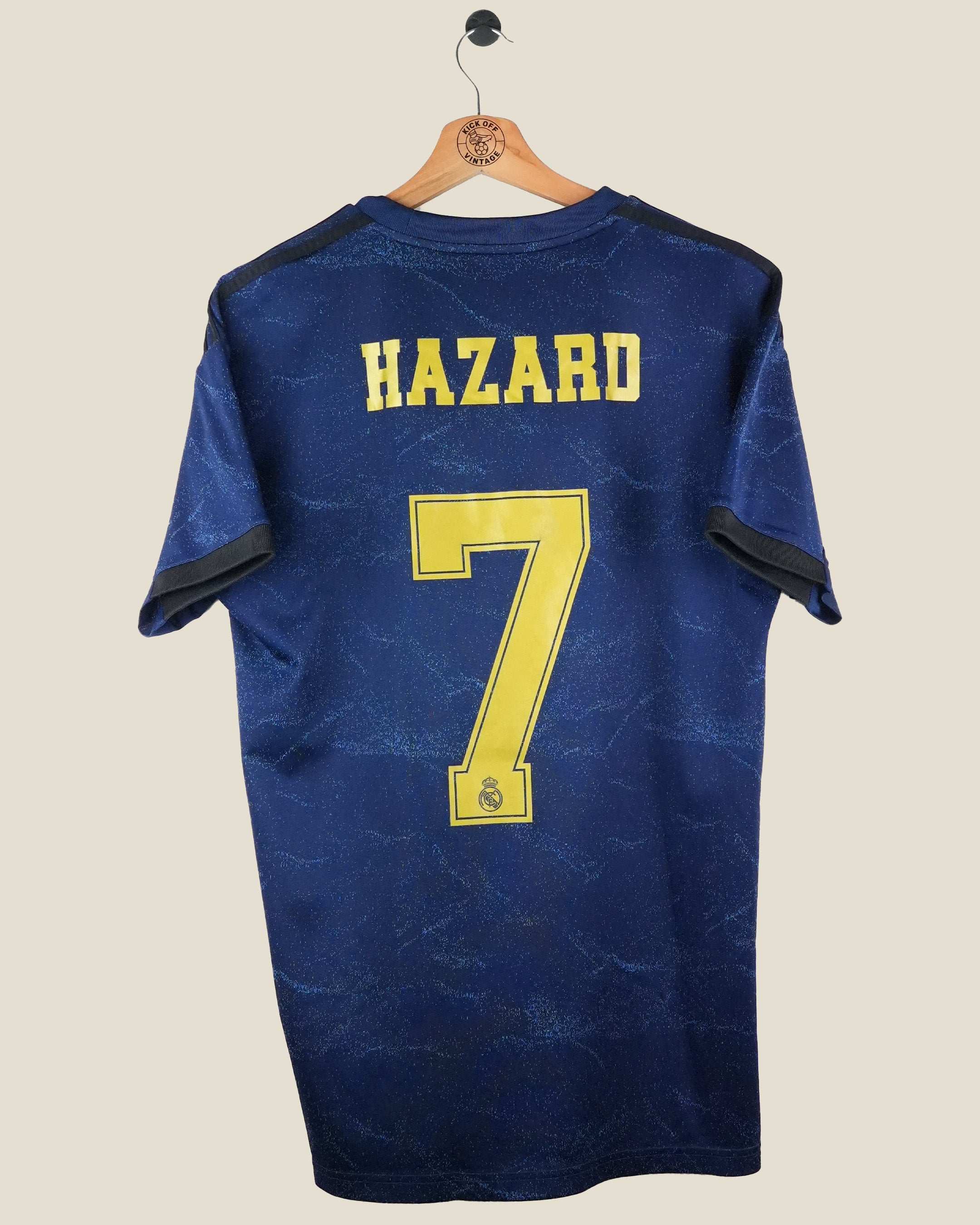 REAL MADRID 2019/20 HAZARD AWAY SHIRT (M) ADIDAS
