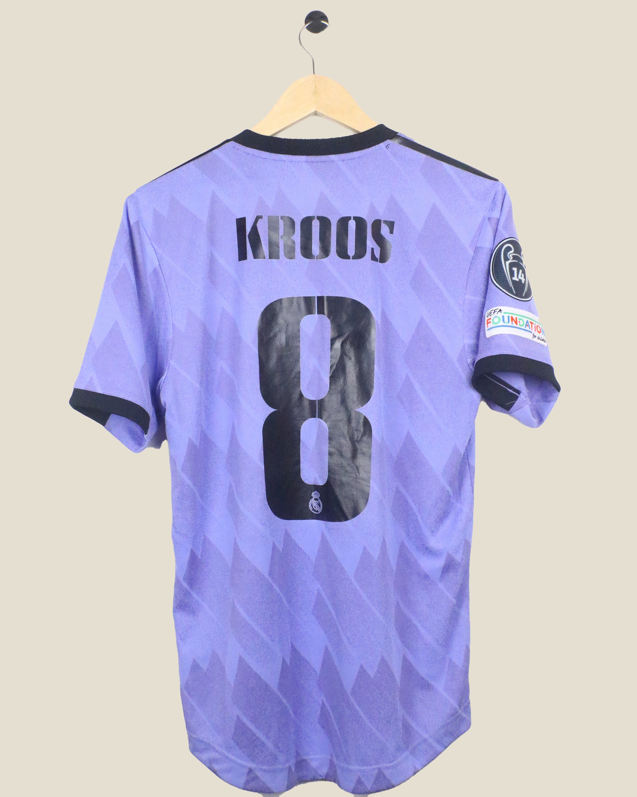 REAL MADRID 2022/23 KROOS #8 UCL AWAY PLAYER VERSION (S) ADIDAS