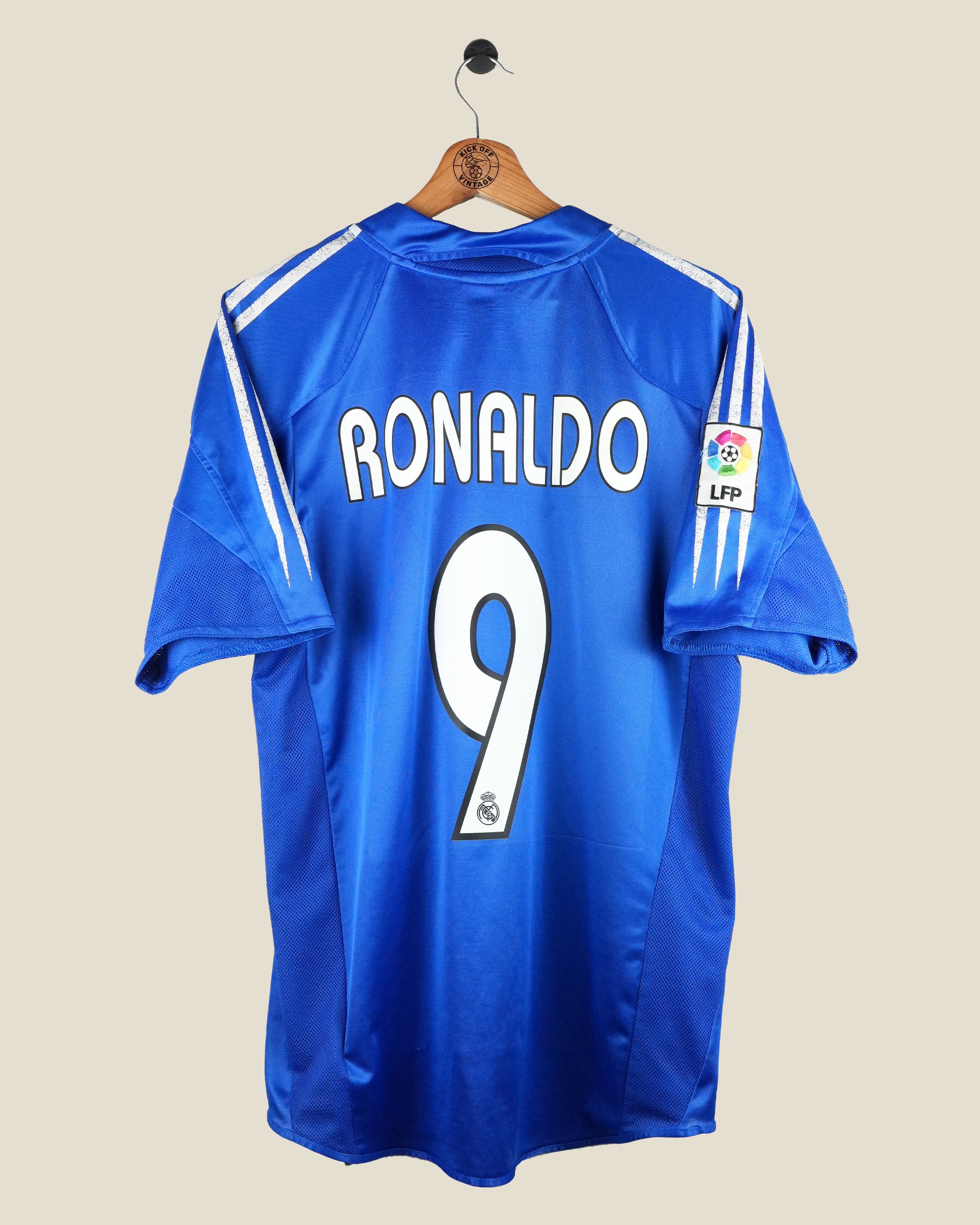 REAL MADRID 2004/05 RONALDO THIRD SHIRT (M) ADIDAS