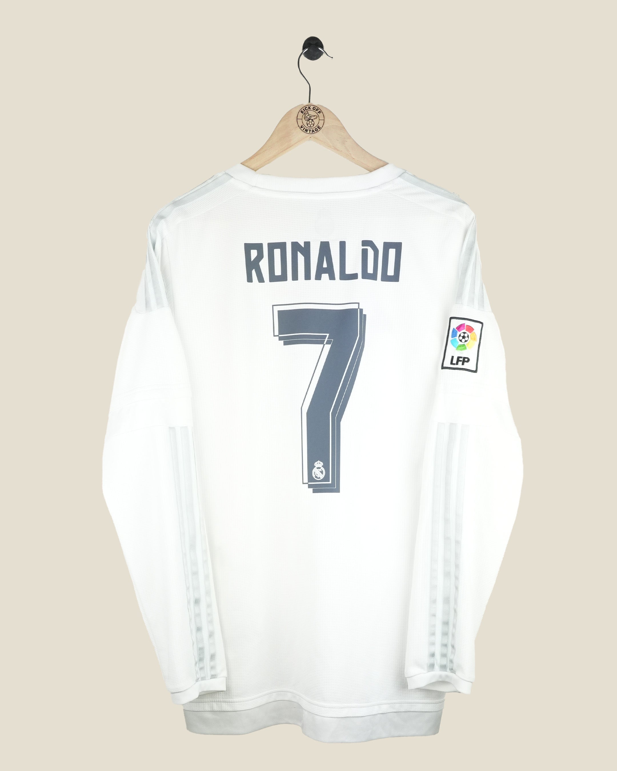 REAL MADRID 2015/16 RONALDO HOME L/S SHIRT (XL) ADIDAS