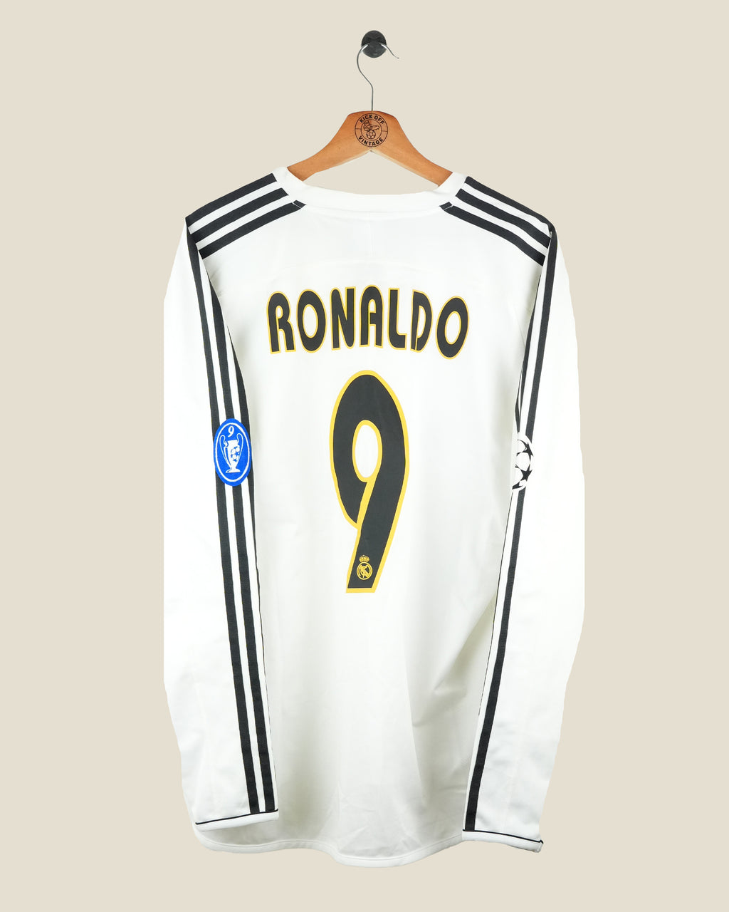 REAL MADRID 2003/04 RONALDO HOME L/S UCL (L) ADIDAS