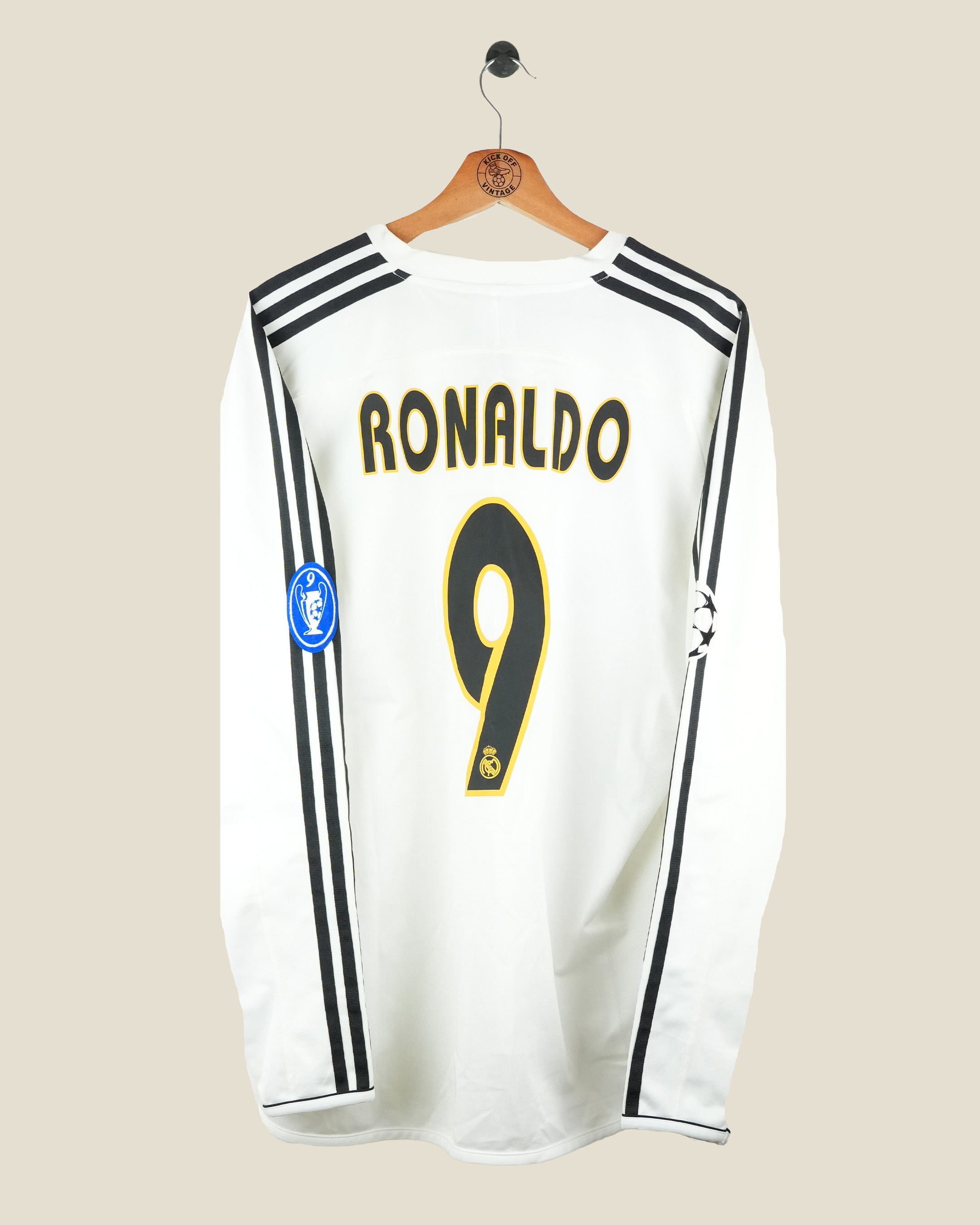 REAL MADRID 2003/04 RONALDO HOME L/S UCL (L) ADIDAS