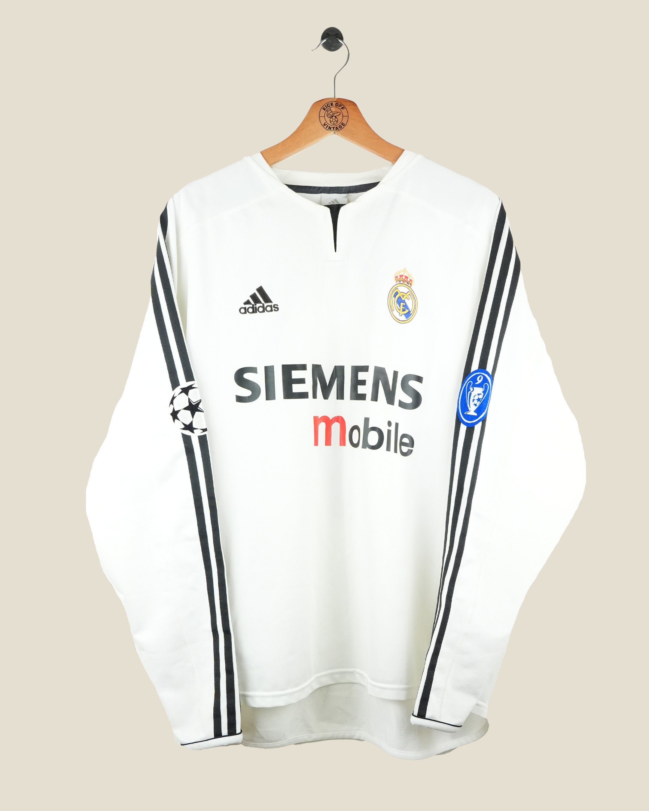 REAL MADRID 2003/04 RONALDO HOME L/S UCL (L) ADIDAS