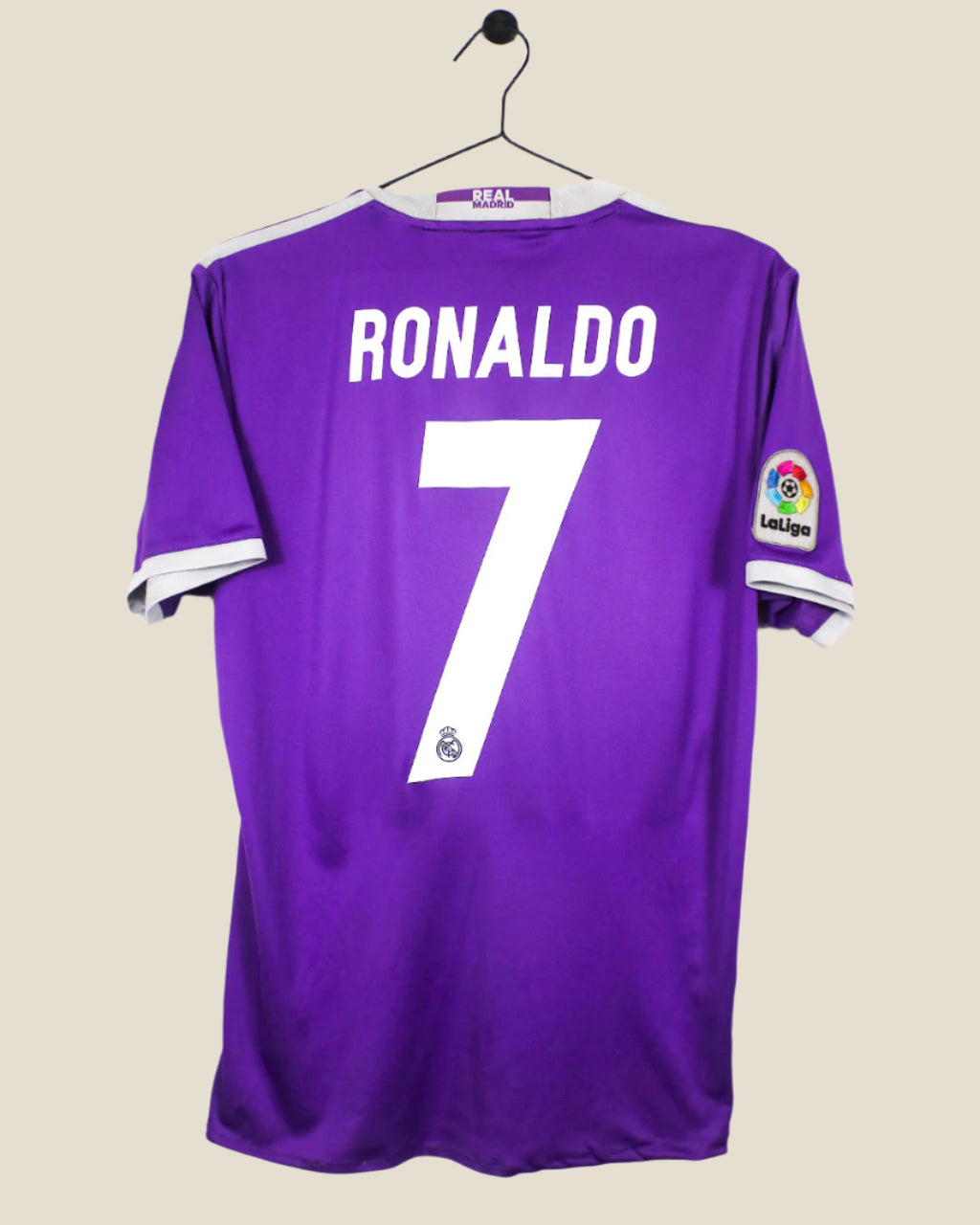 REAL MADRID 2016/17 RONALDO #7 AWAY SHIRT (M) ADIDAS