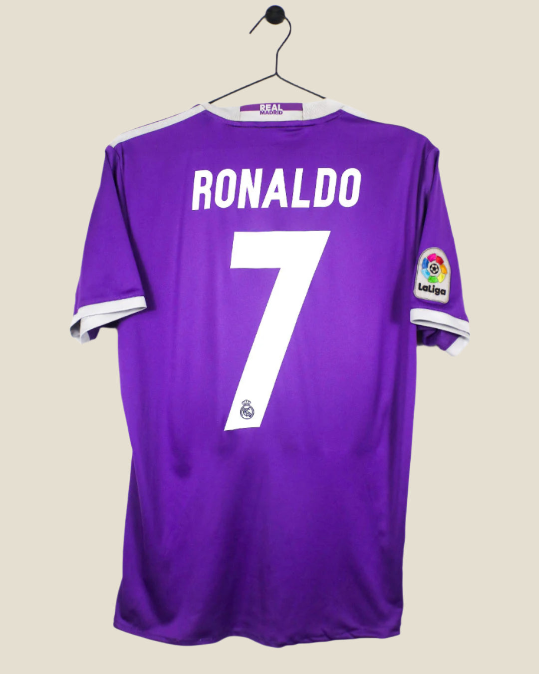 REAL MADRID 2016/17 RONALDO #7 AWAY SHIRT (M) ADIDAS