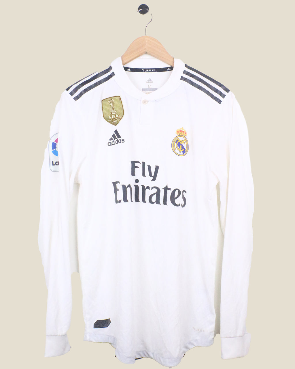 REAL MADRID 2018/19 RAMOS #4 L/S PLAYER VERSION (M) ADIDAS