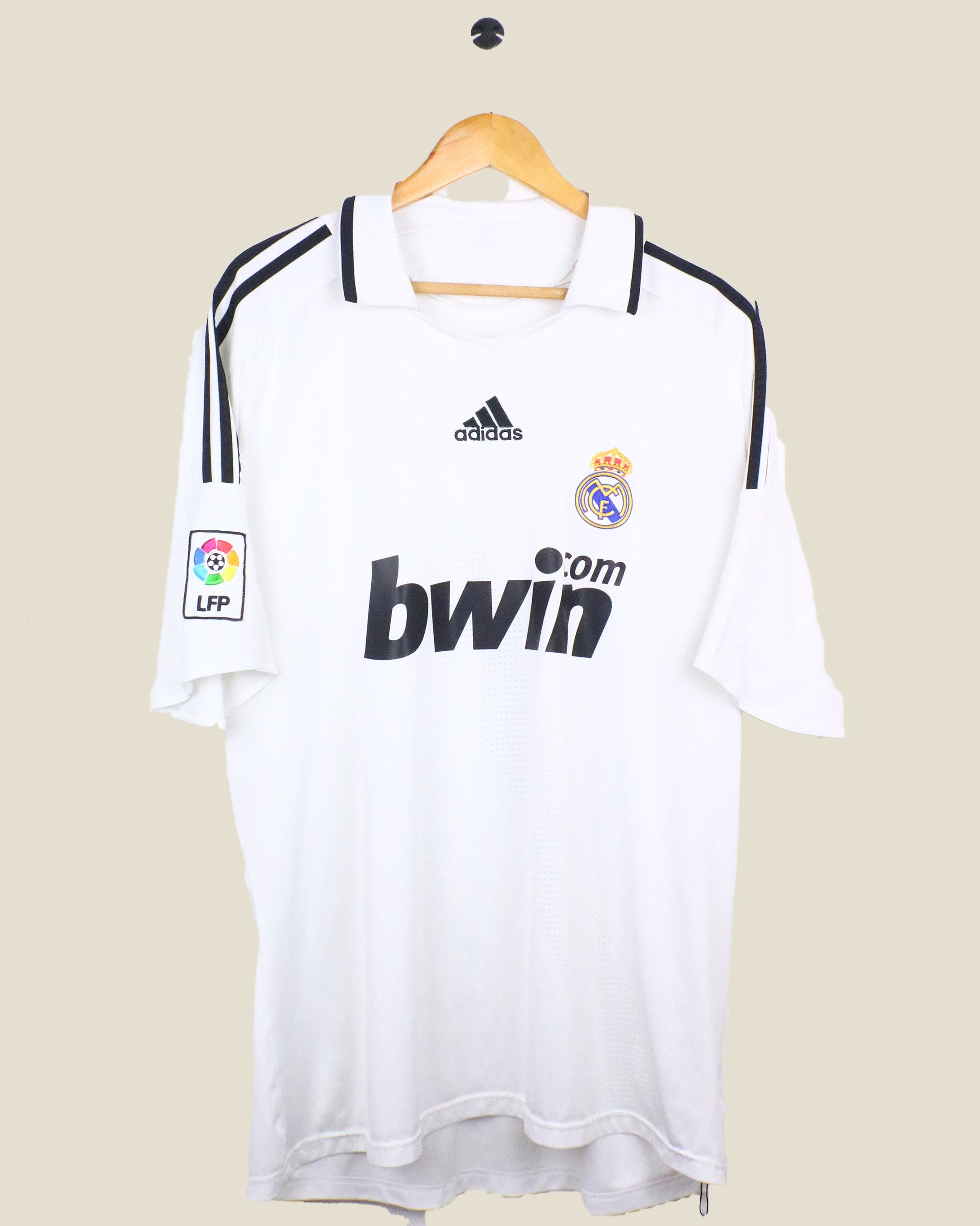 REAL MADRID 2008/09 ROBBEN #11 HOME (XL) ADIDAS