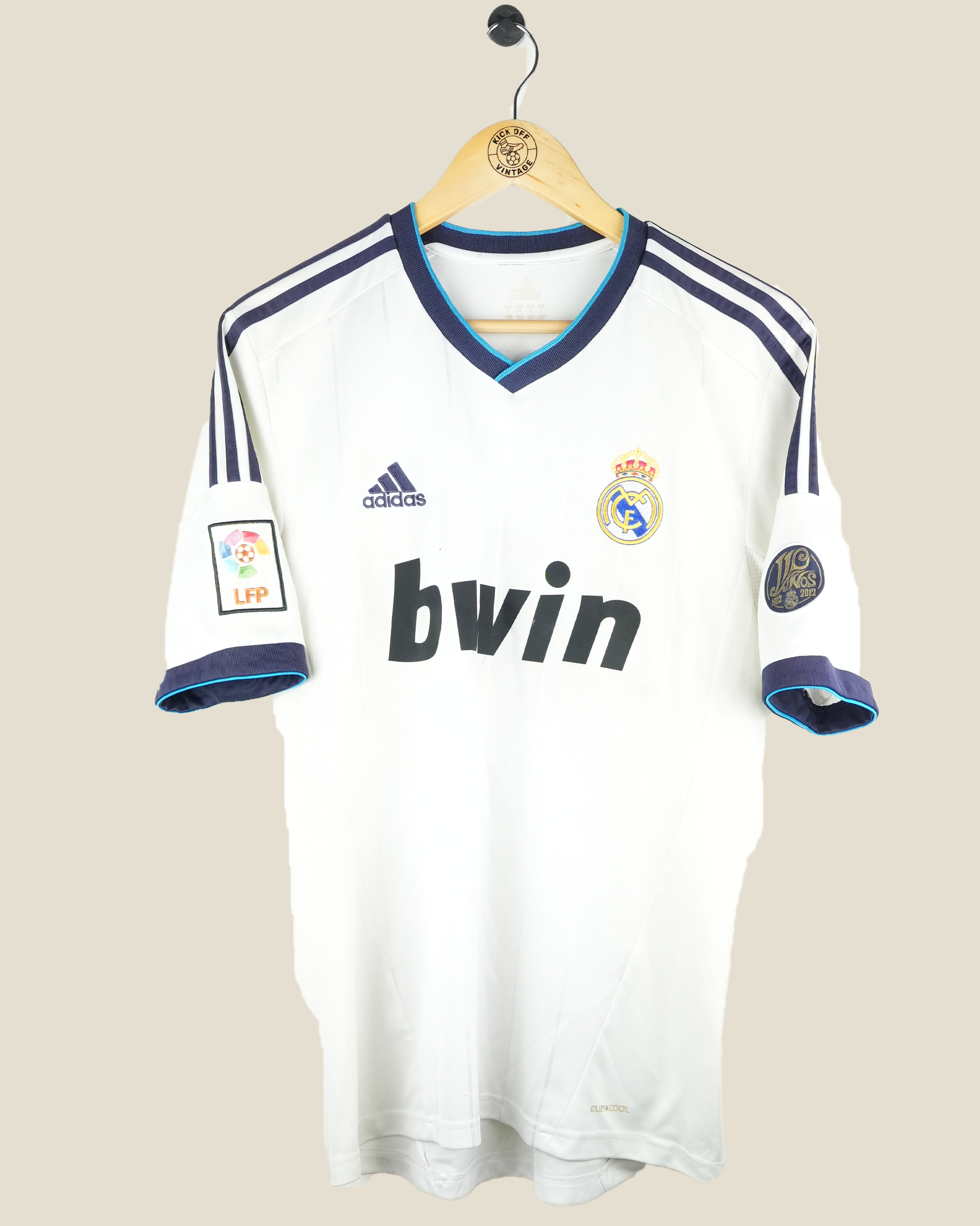 REAL MADRID 2012/13 RONALDO HOME SHIRT (M) ADIDAS