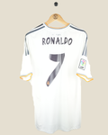 REAL MADRID 2013/14 RONALDO HOME SHIRT (L) ADIDAS