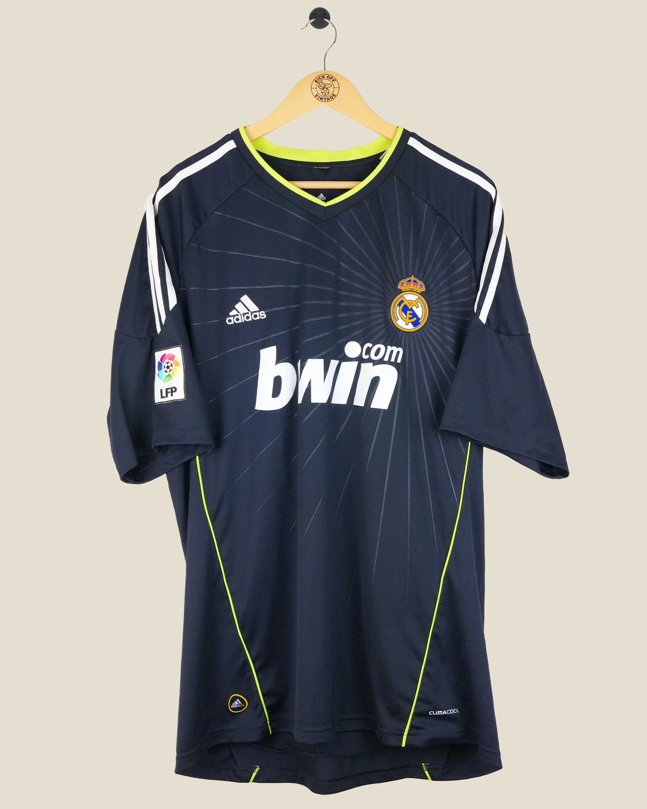 REAL MADRID 2010/11 RONALDO AWAY SHIRT (XL) ADIDAS