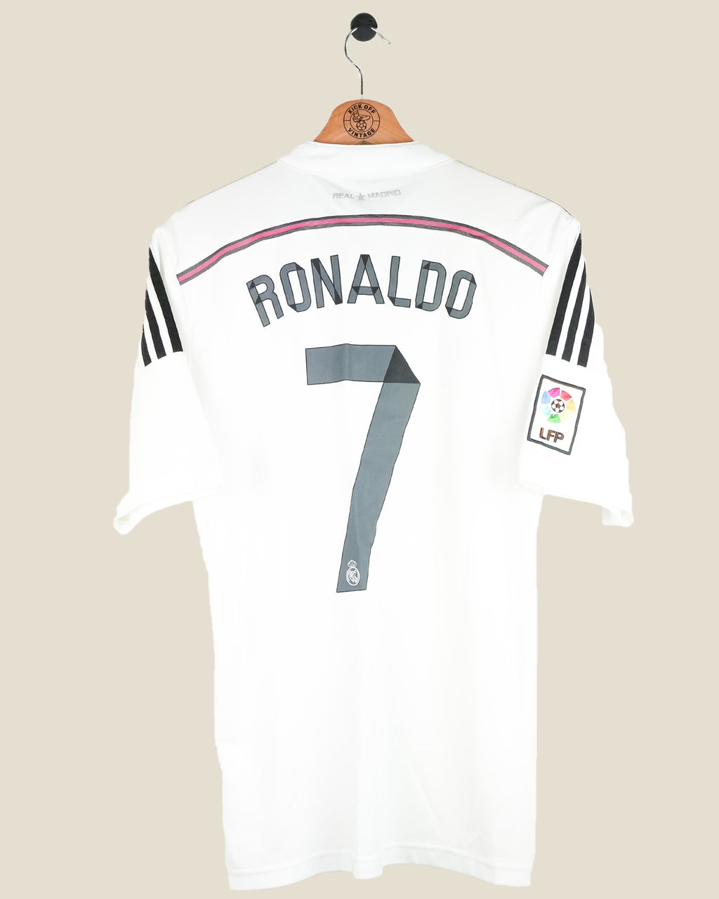 REAL MADRID 2014/15 RONALDO HOME SHIRT (S) ADIDAS