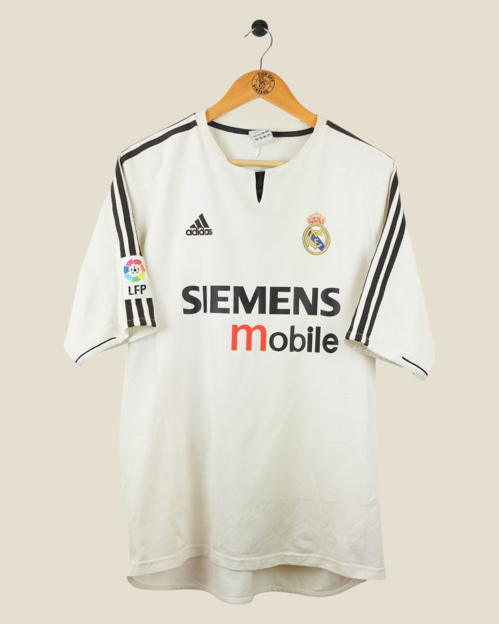 REAL MADRID 2003/04 RONALDO HOME SHIRT (L) ADIDAS