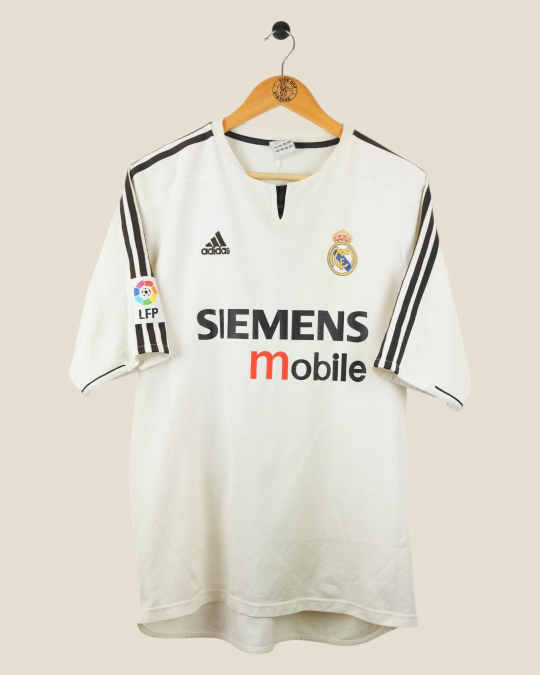 REAL MADRID 2003/04 RONALDO HOME SHIRT (L) ADIDAS