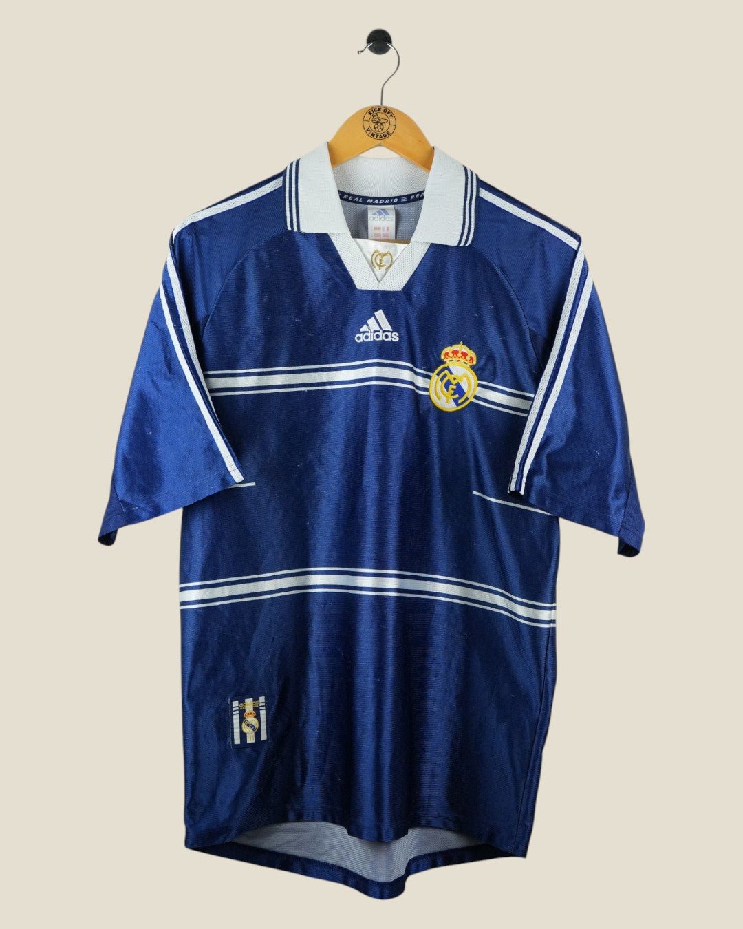 REAL MADRID 1998/99 SEEDORF AWAY SHIRT (M) ADIDAS