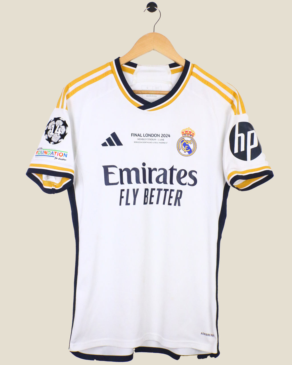 REAL MADRID 2024/25 VINI JR #7 UCL FINAL HOME (S) ADIDAS