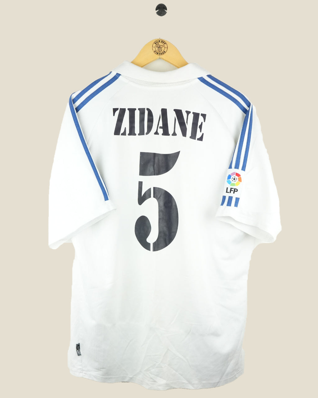 REAL MADRID 2001/02 ZIDANE HOME (L) ADIDAS