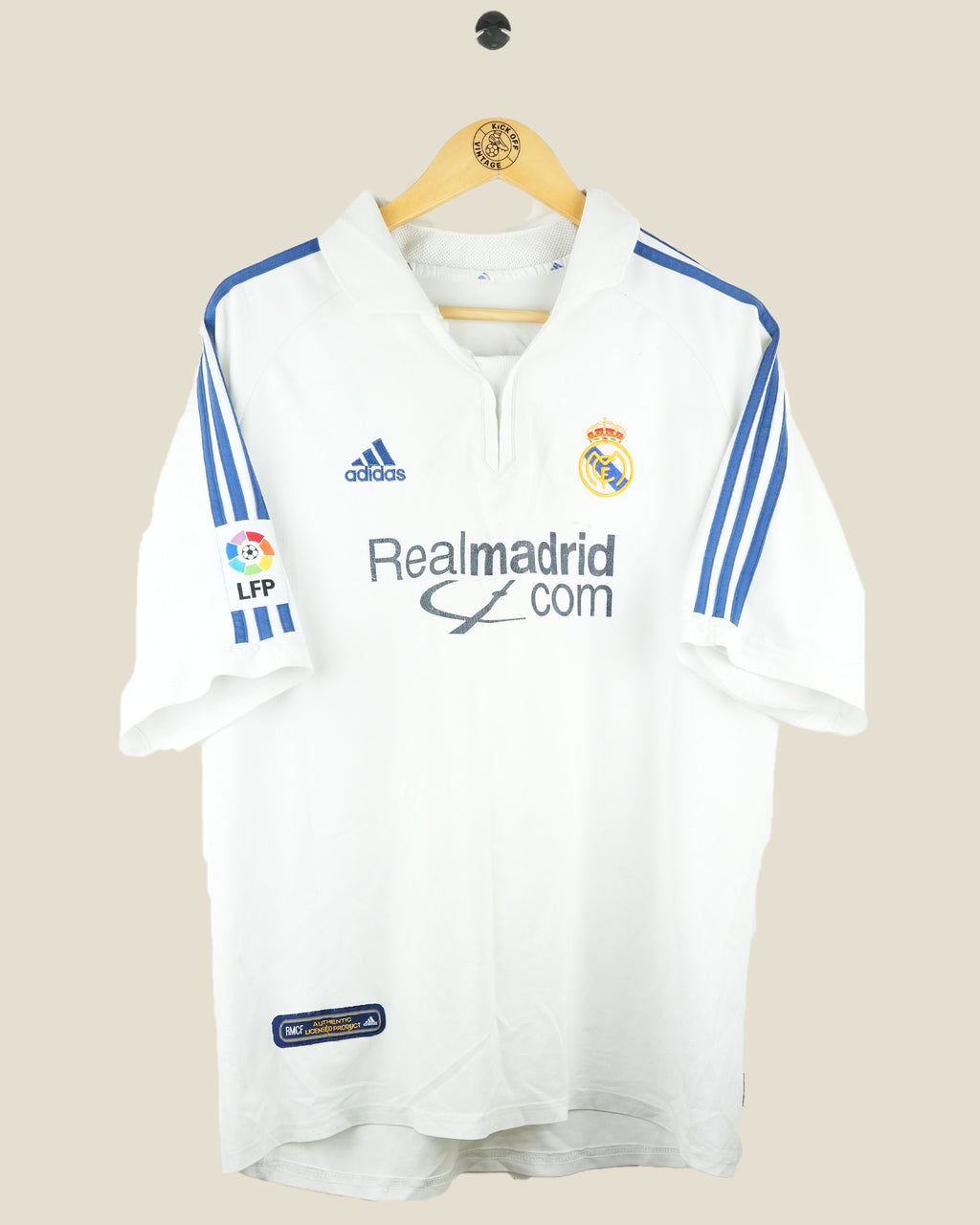 REAL MADRID 2001/02 ZIDANE HOME (L) ADIDAS