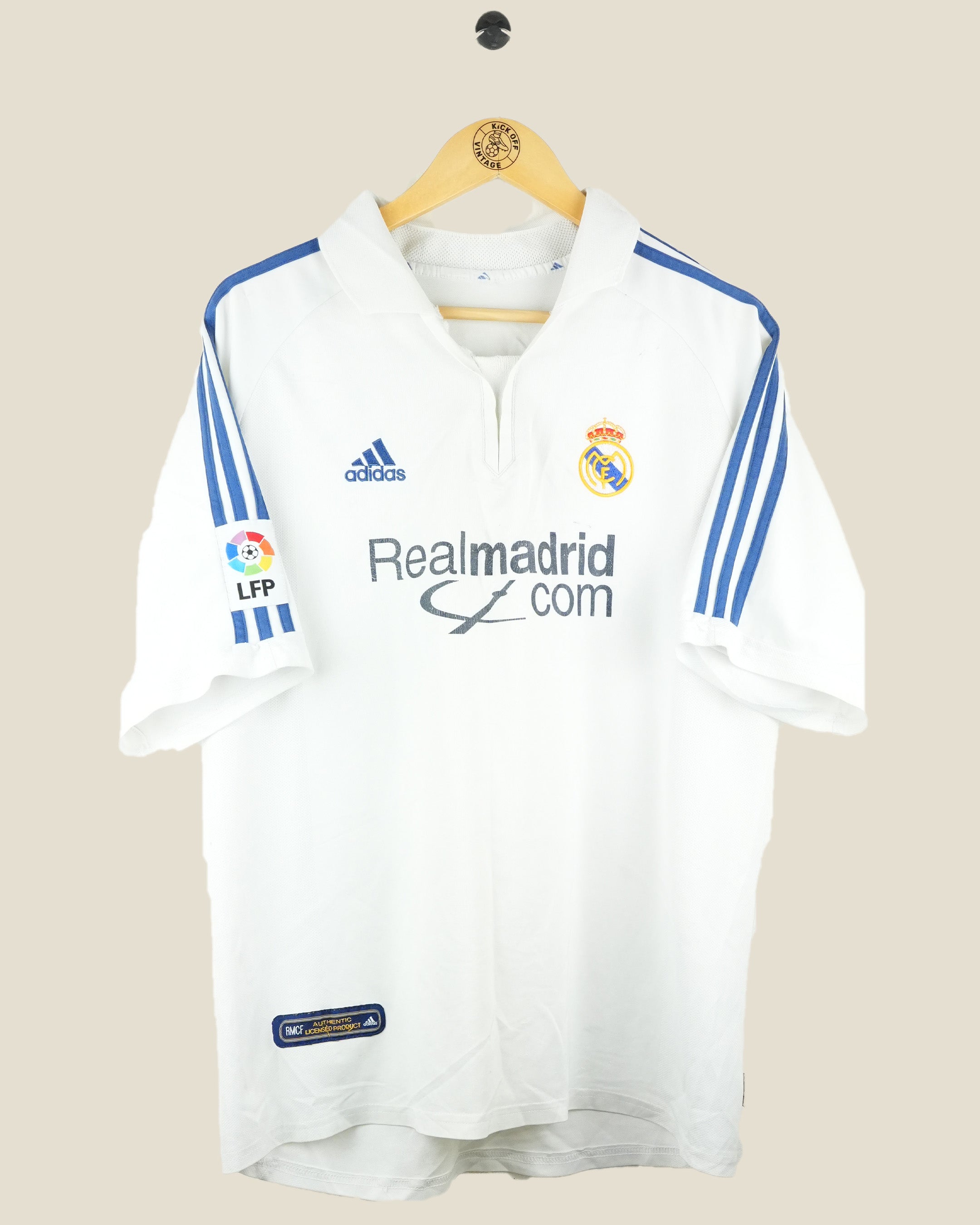 REAL MADRID 2001/02 ZIDANE HOME (L) ADIDAS