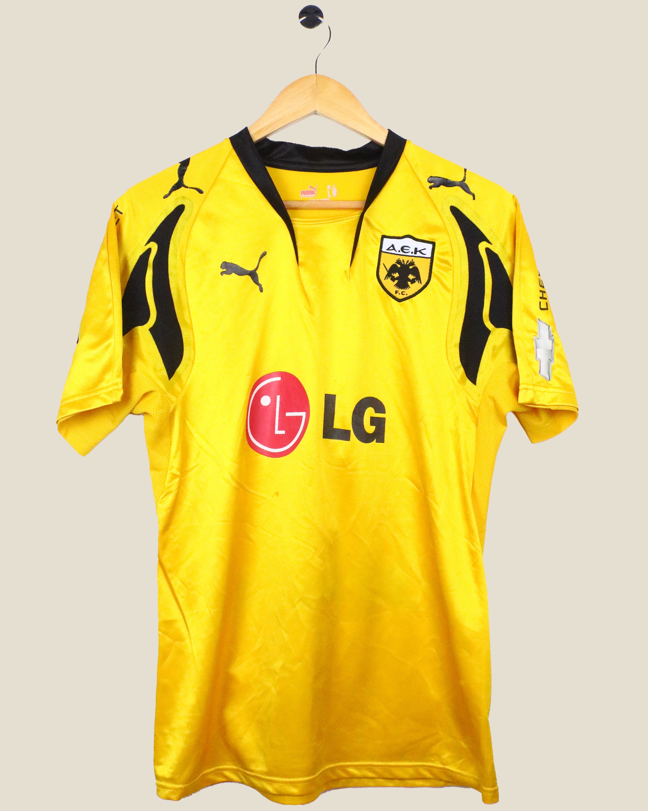 AEK ATHENS 2007/08 RIVALDO #10 HOME (M) PUMA