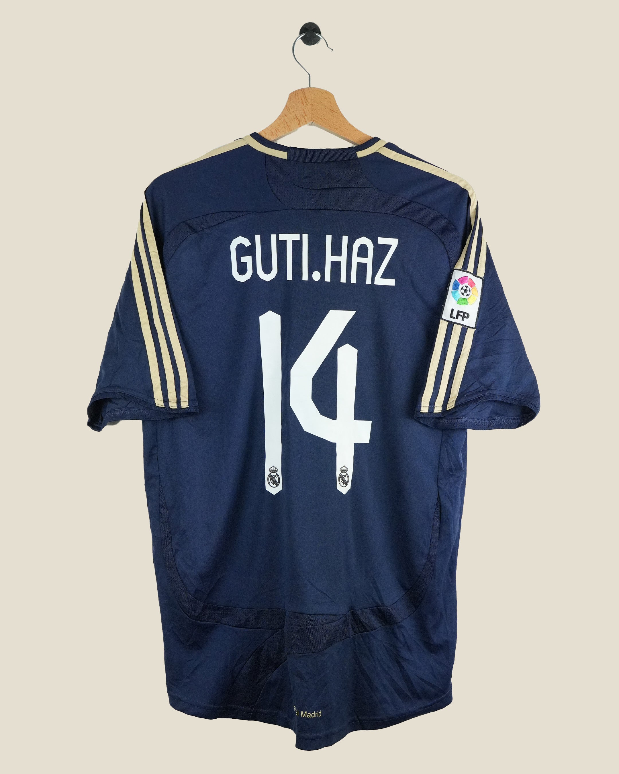 REAL MADRID 2007/08 GUTI AWAY SHIRT (M) ADIDAS
