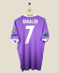 REAL MADRID 2016/17 RONALDO UCL FINAL AWAY SHIRT (XL) ADIDAS