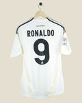 REAL MADRID 2009/10 RONALDO HOME SHIRT (S) ADIDAS