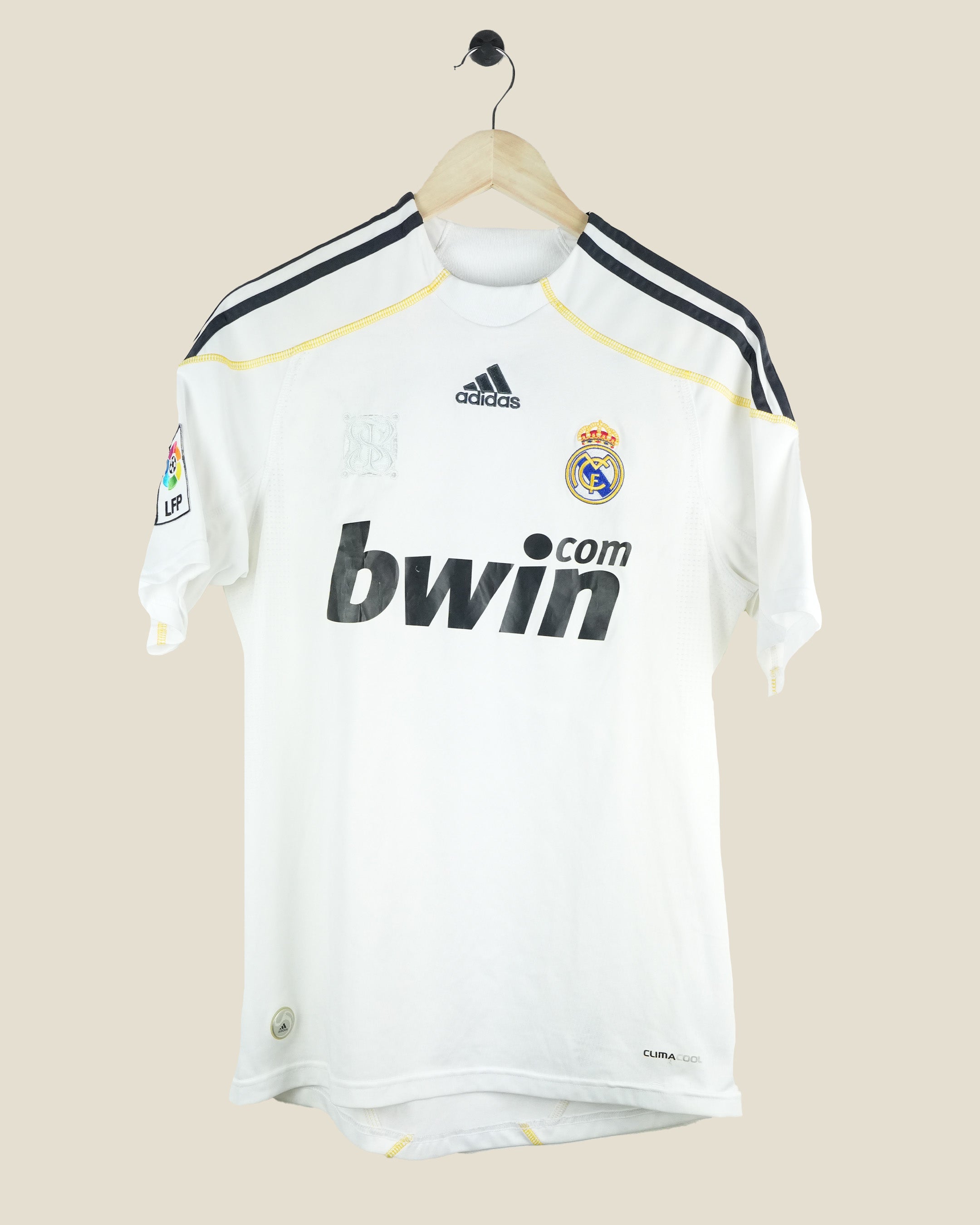 REAL MADRID 2009/10 RONALDO HOME SHIRT (S) ADIDAS