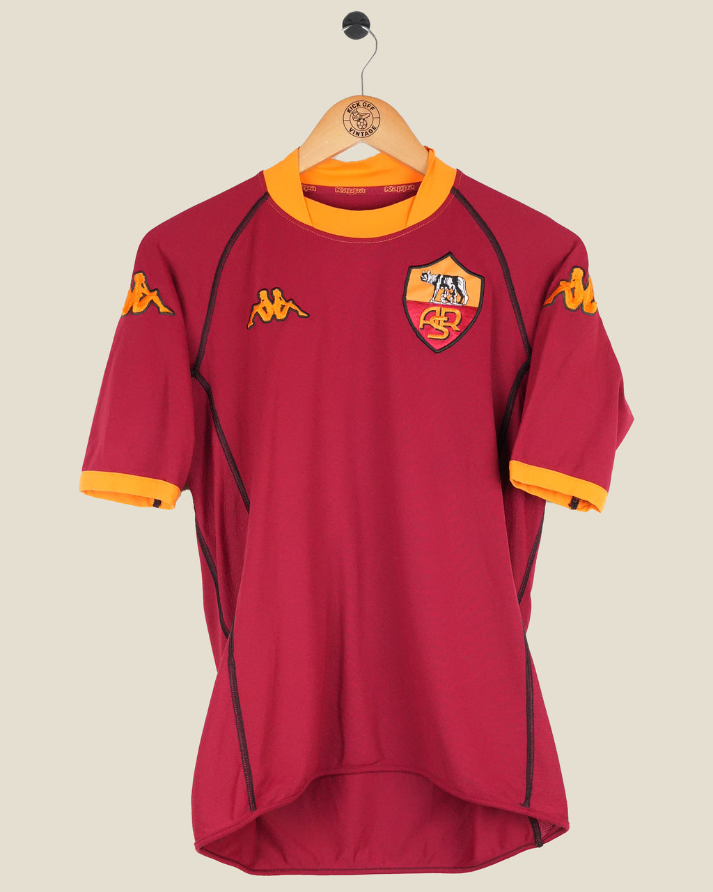 ROMA 2002/03 BATISTUTA HOME SHIRT (M) KAPPA