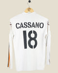 ROMA 2003/04 CASSANO AWAY SHIRT L/S (M) DIADORA