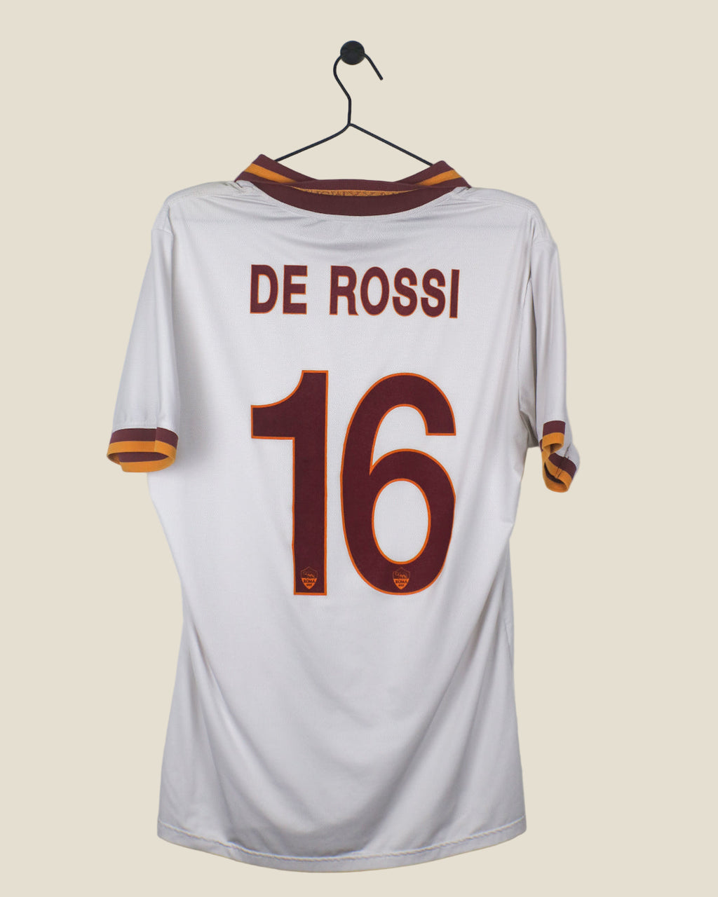 AS ROMA 2013/14 DE ROSSI #16 HOME (XL)