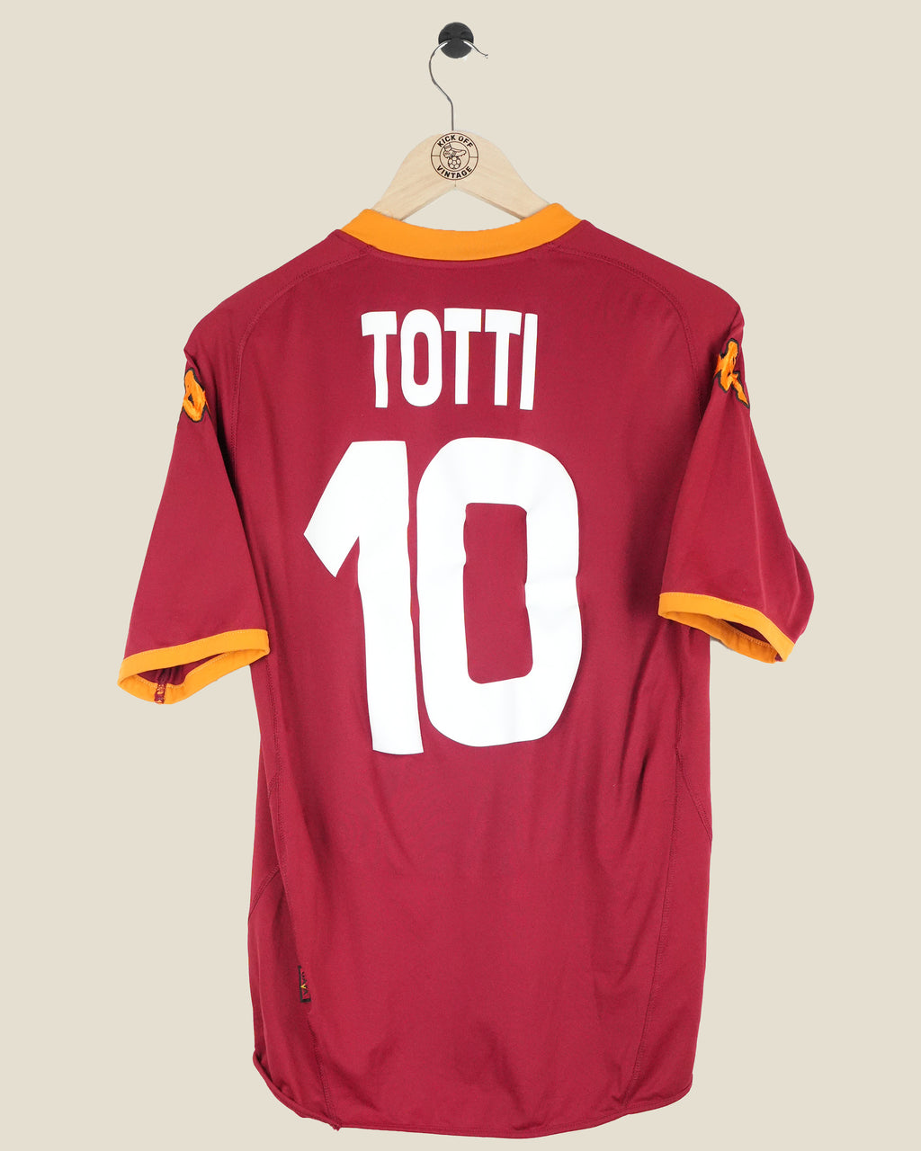 ROMA 2007/08 TOTTI HOME SHIRT (L) KAPPA