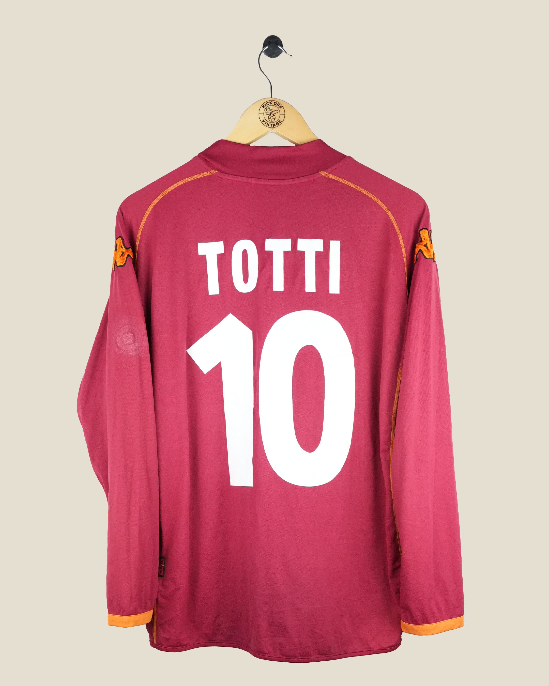 ROMA 2008/09 TOTTI HOME L/S SHIRT (M) KAPPA