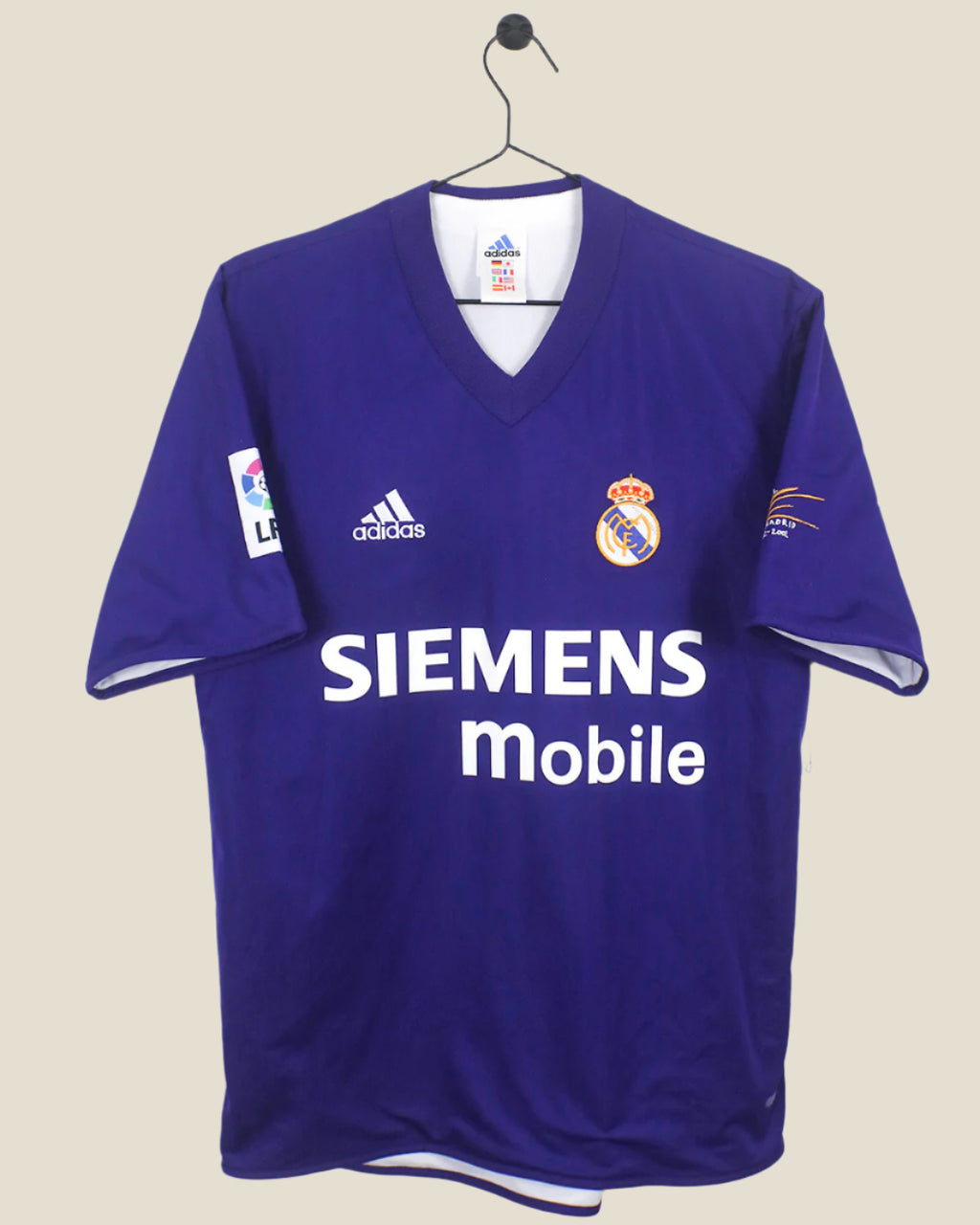 REAL MADRID 2002/03 ZIDANE #5 CENTENARY THIRD SHIRT (M) ADIDAS