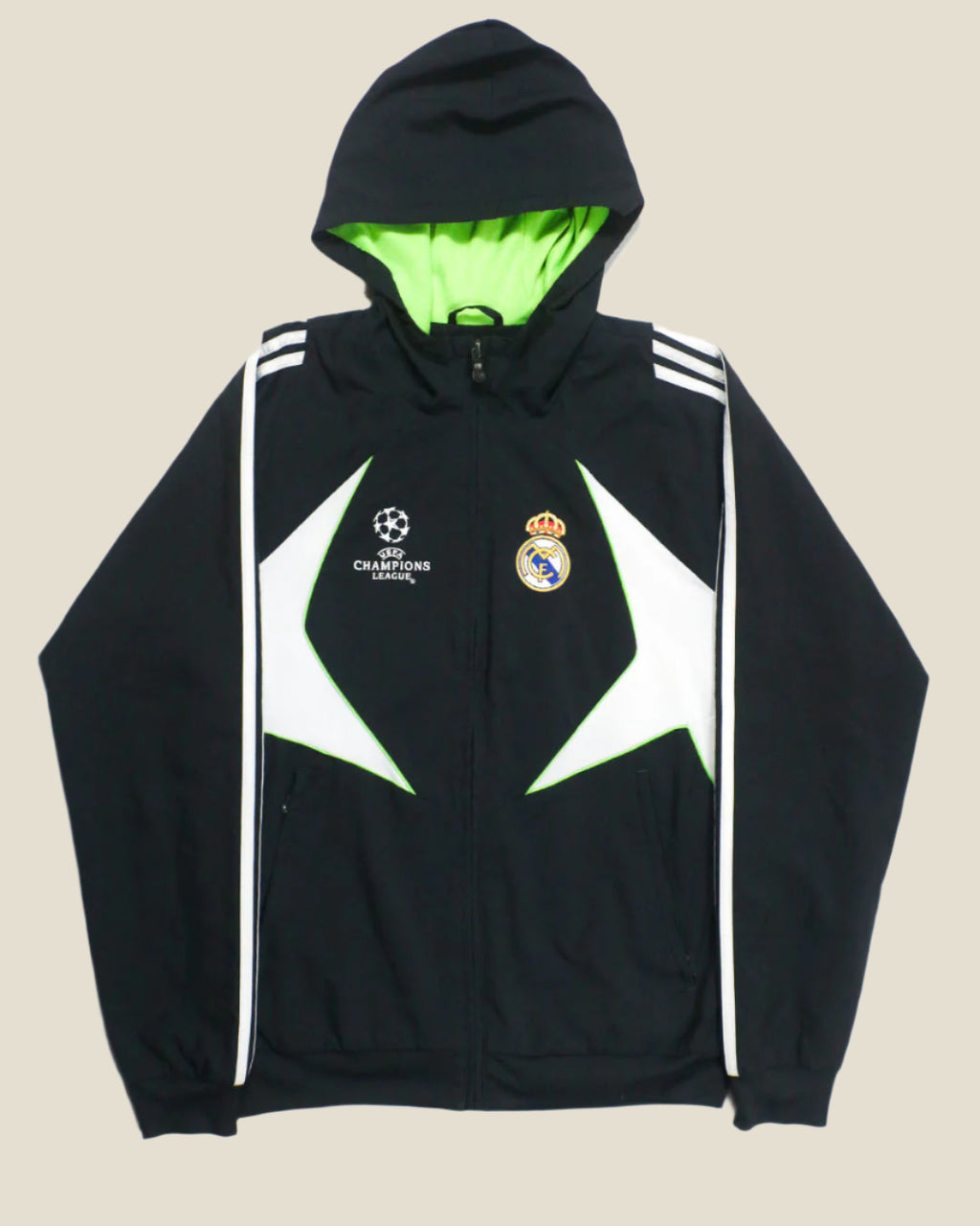 REAL MADRID 2007/08 UCL TRACKJACKET (M) ADIDAS