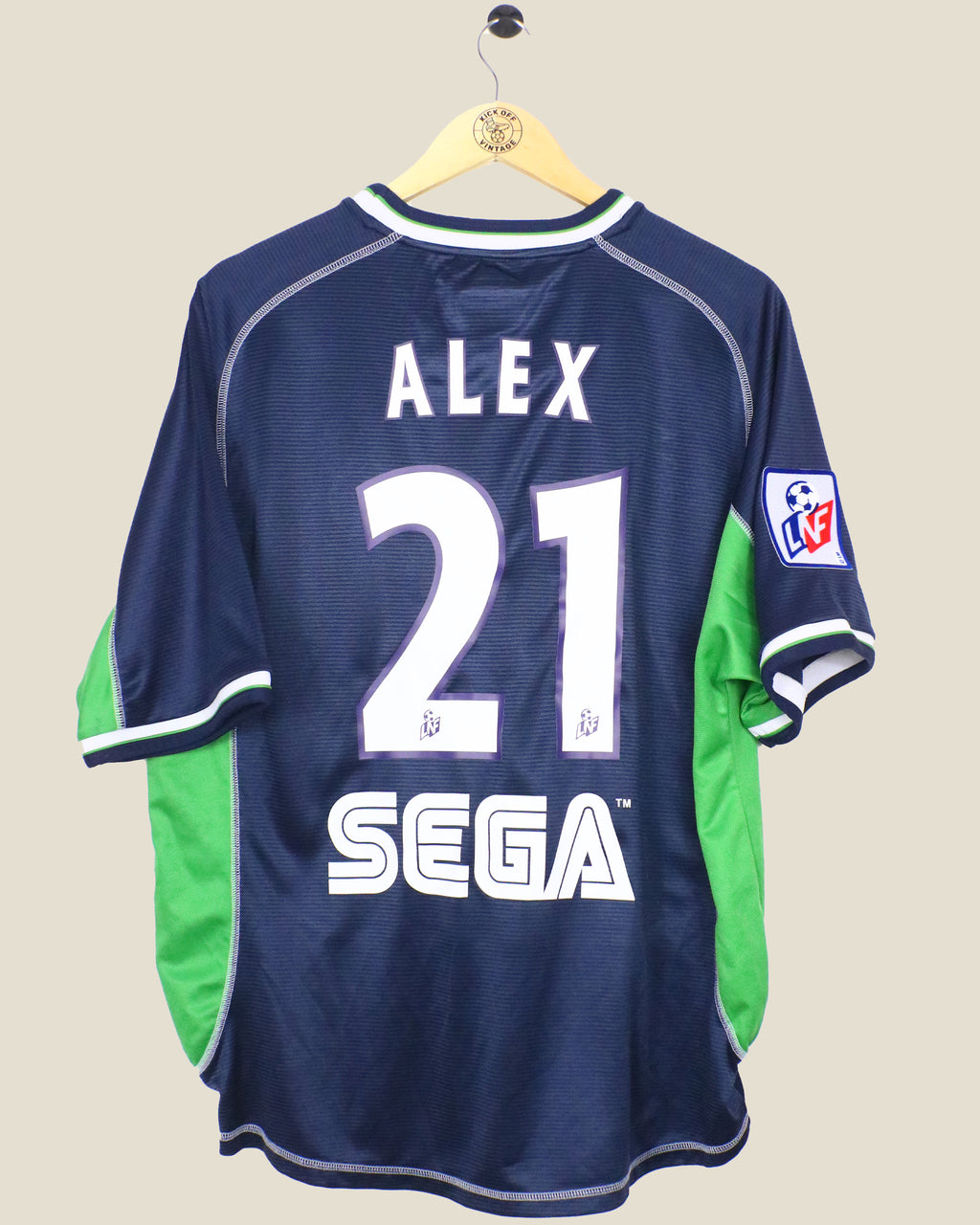 SAINT ETIENNE 2000/01 DIAS AWAY SHIRT (L) UMBRO
