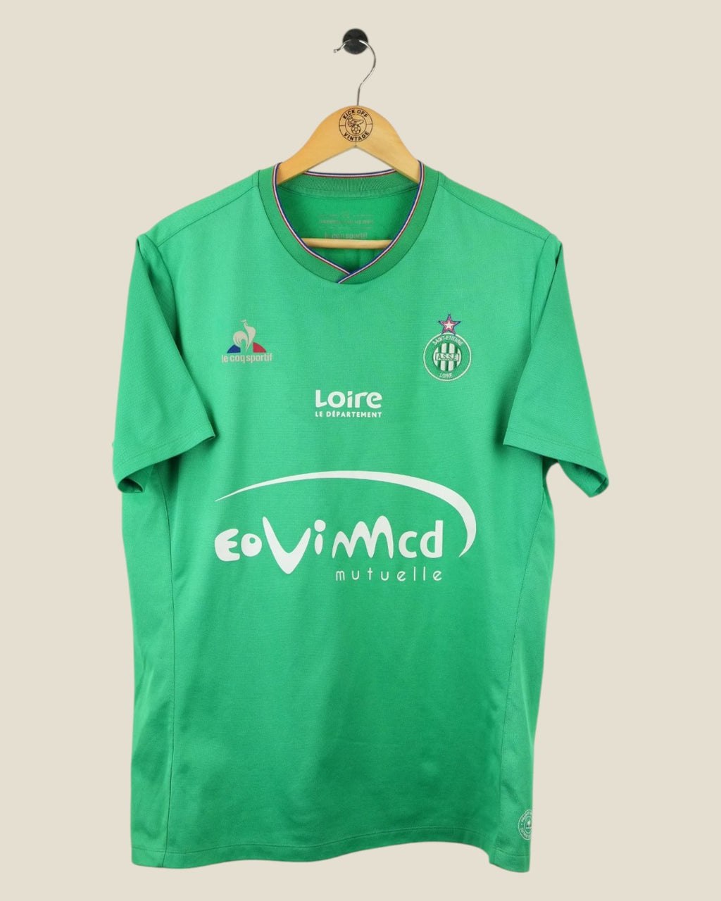SAINT ETIENNE 2015/16 POGBA HOME SHIRT (L) LE COQ SPORTIF