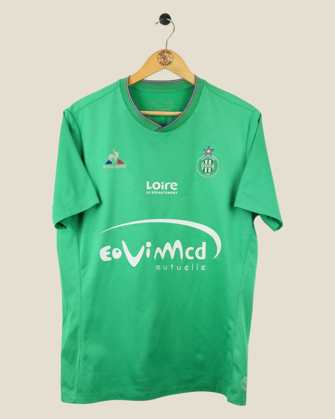 SAINT ETIENNE 2015/16 POGBA HOME SHIRT (L) LE COQ SPORTIF