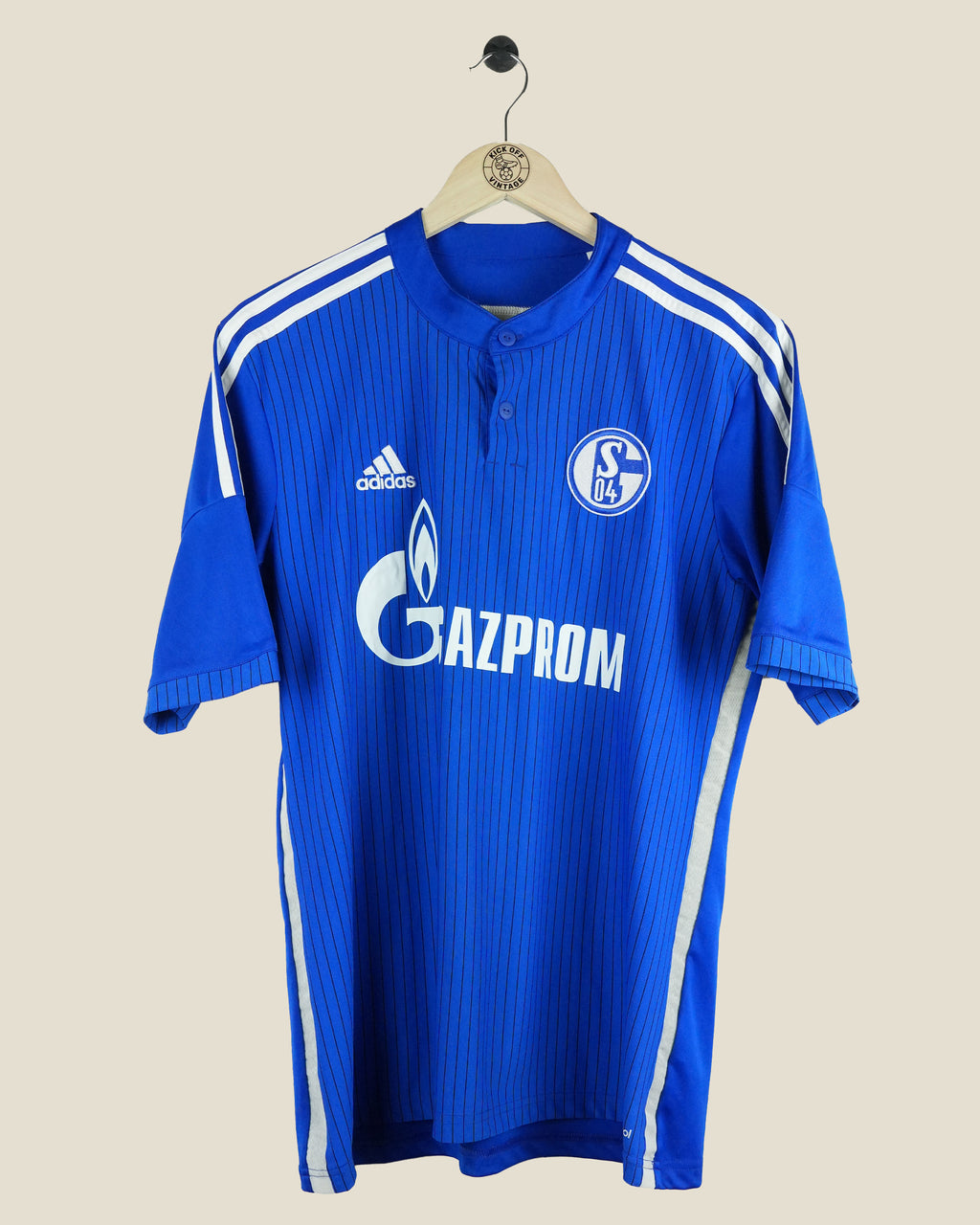 SCHALKE 04 2014/15 HUNTELAAR HOME SHIRT (M) ADIDAS