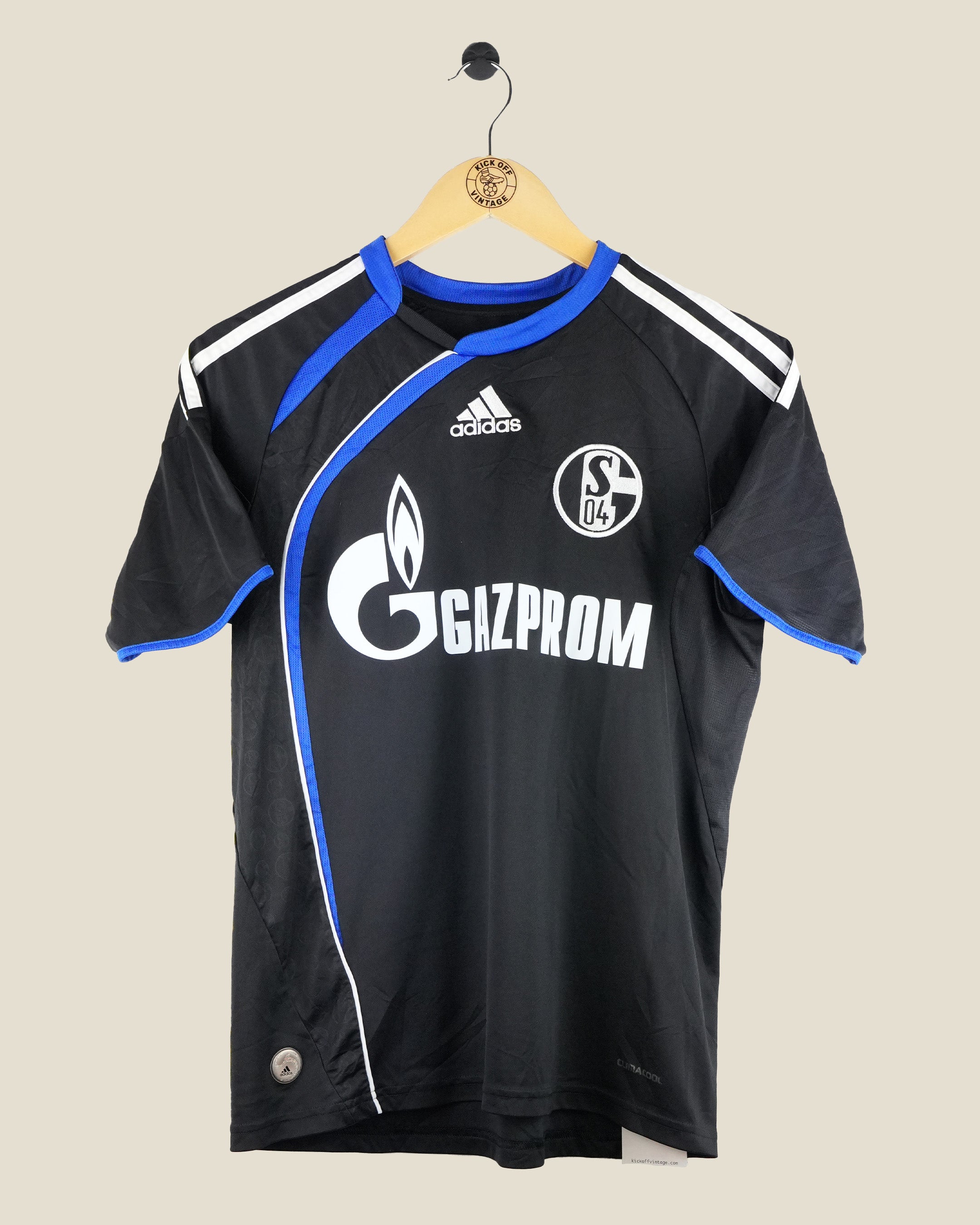 SCHALKE 04 2009/10 RAKITIC AWAY SHIRT (S) ADIDAS