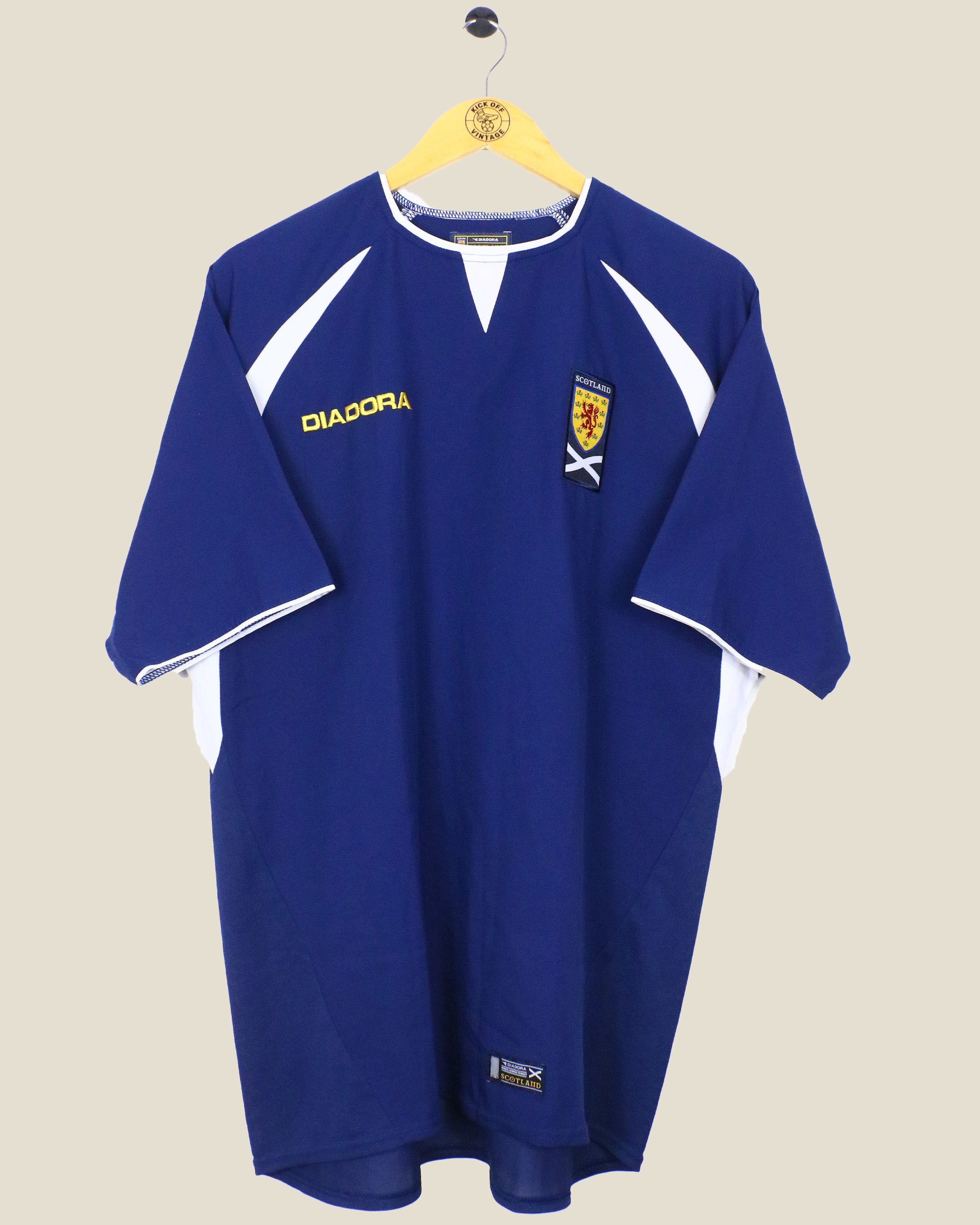 SCOTLAND 2003 HOME SHIRT (M) DIADORA