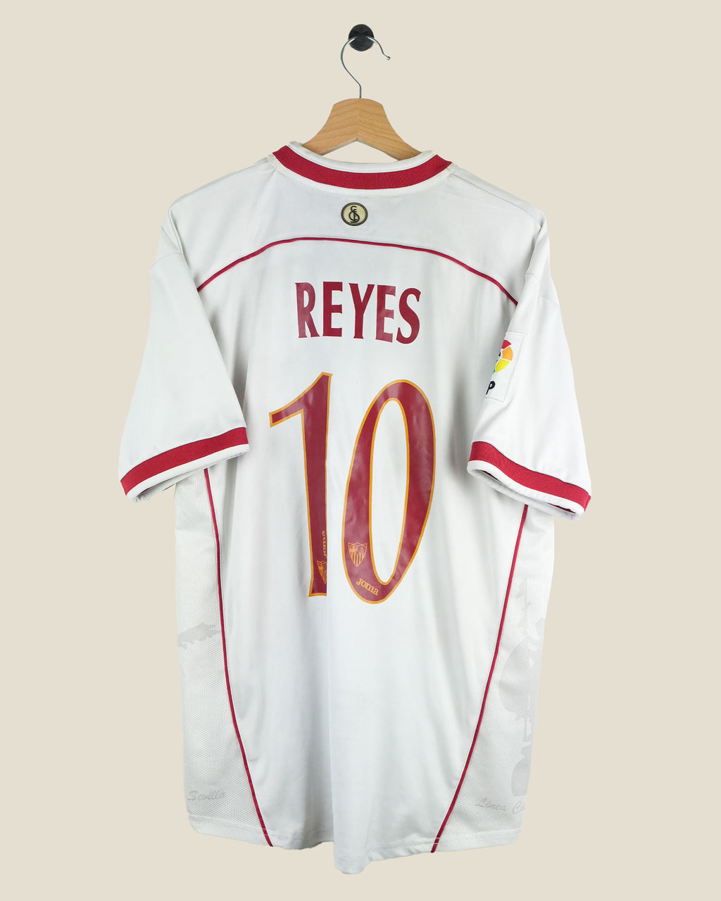 SEVILLA 2003/04 REYES HOME SHIRT (XL) JOMA