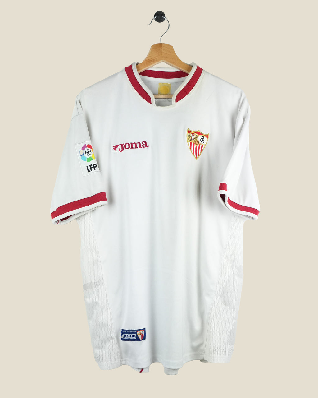SEVILLA 2003/04 REYES HOME SHIRT (XL) JOMA