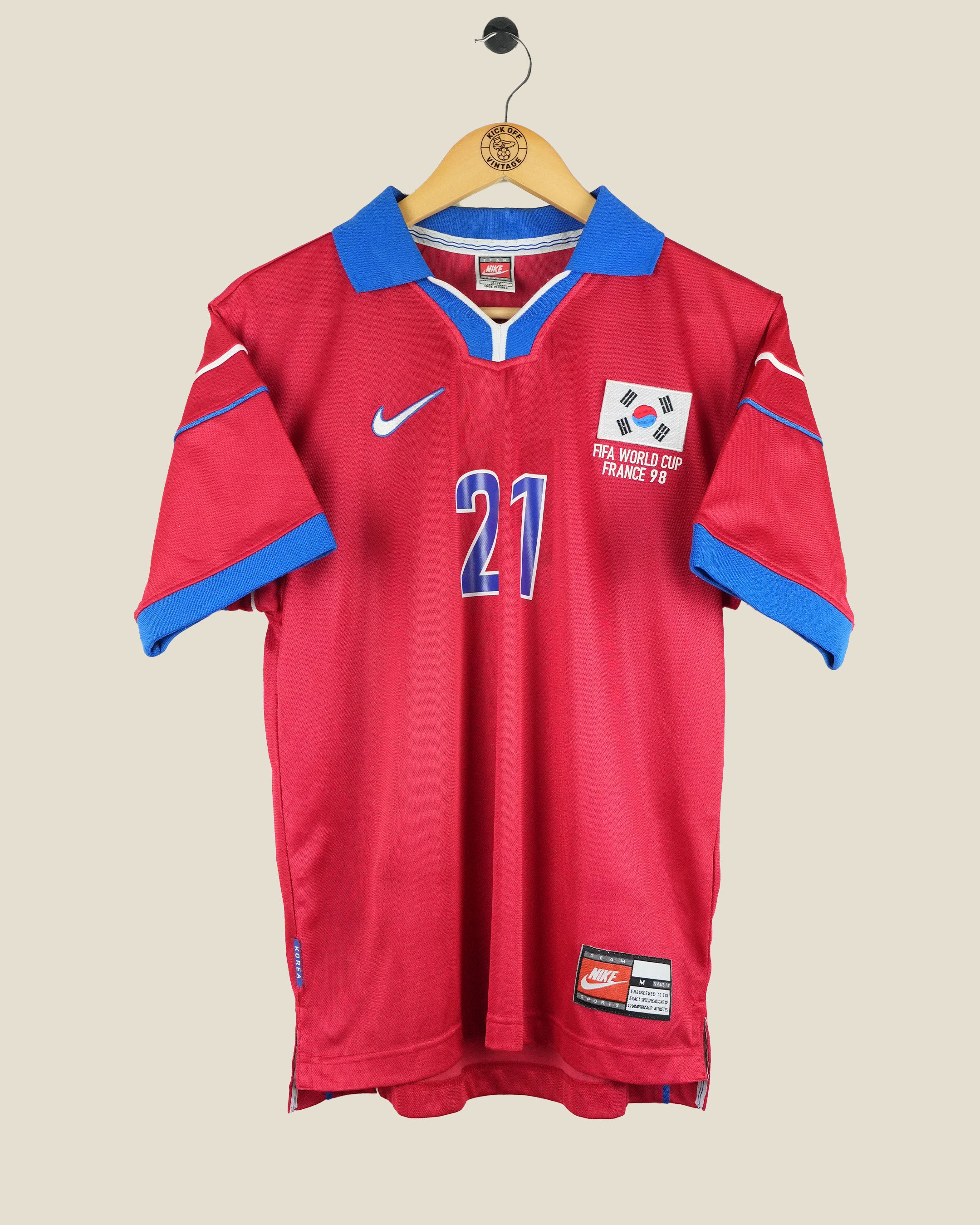SOUTH KOREA 1998 LEE DONG GOOK HOME SHIRT (M) NIKE